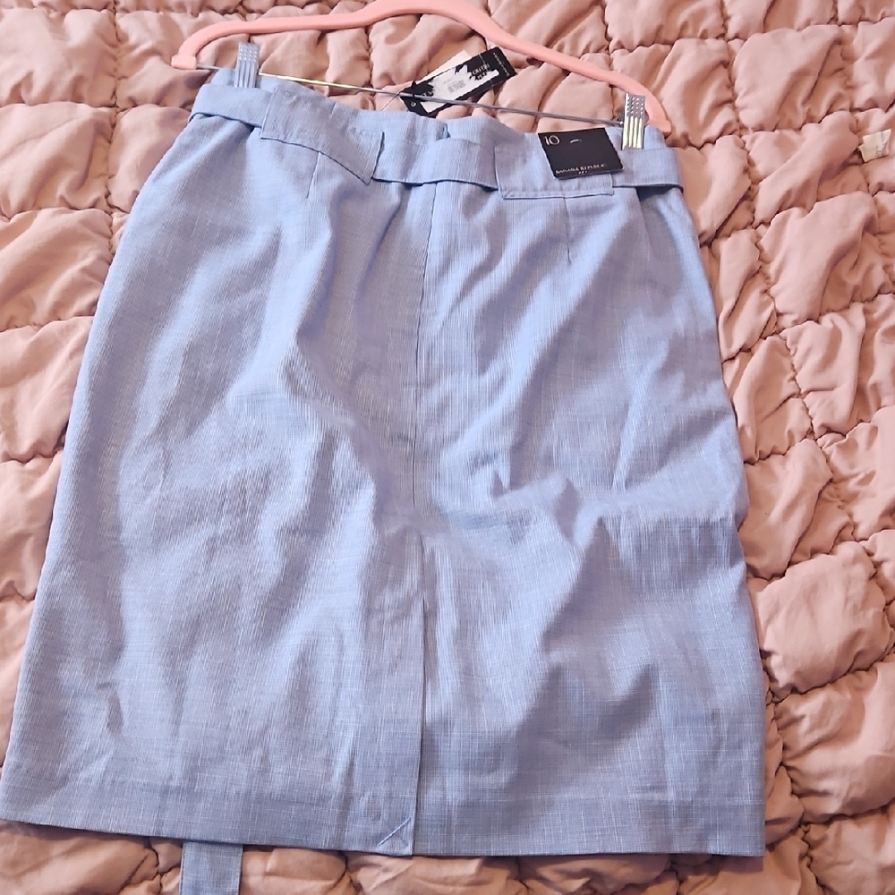 Banana Republic Women's Blue Pencil Skirt